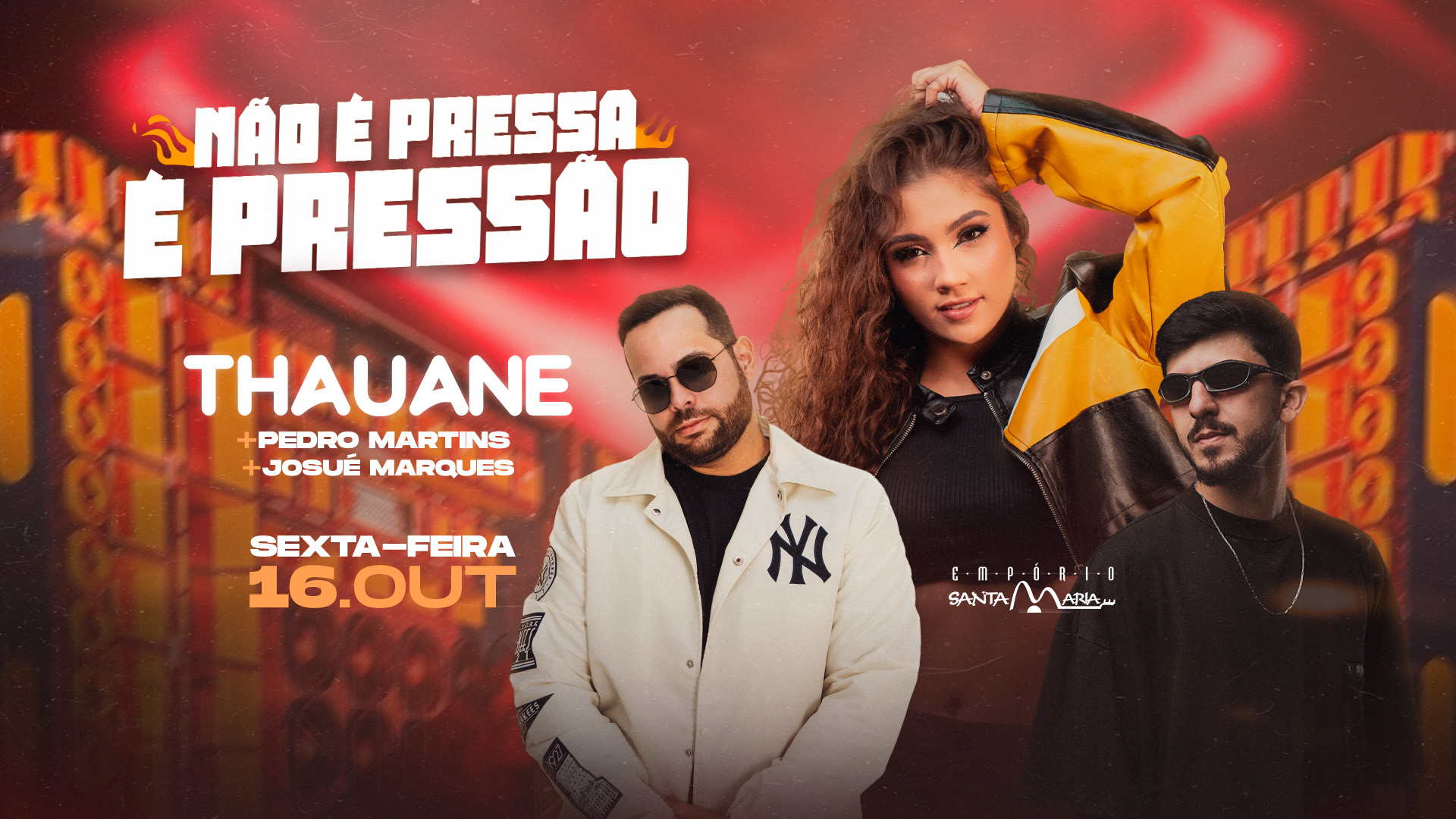 NÃO É PRESSA É PRESSÃO